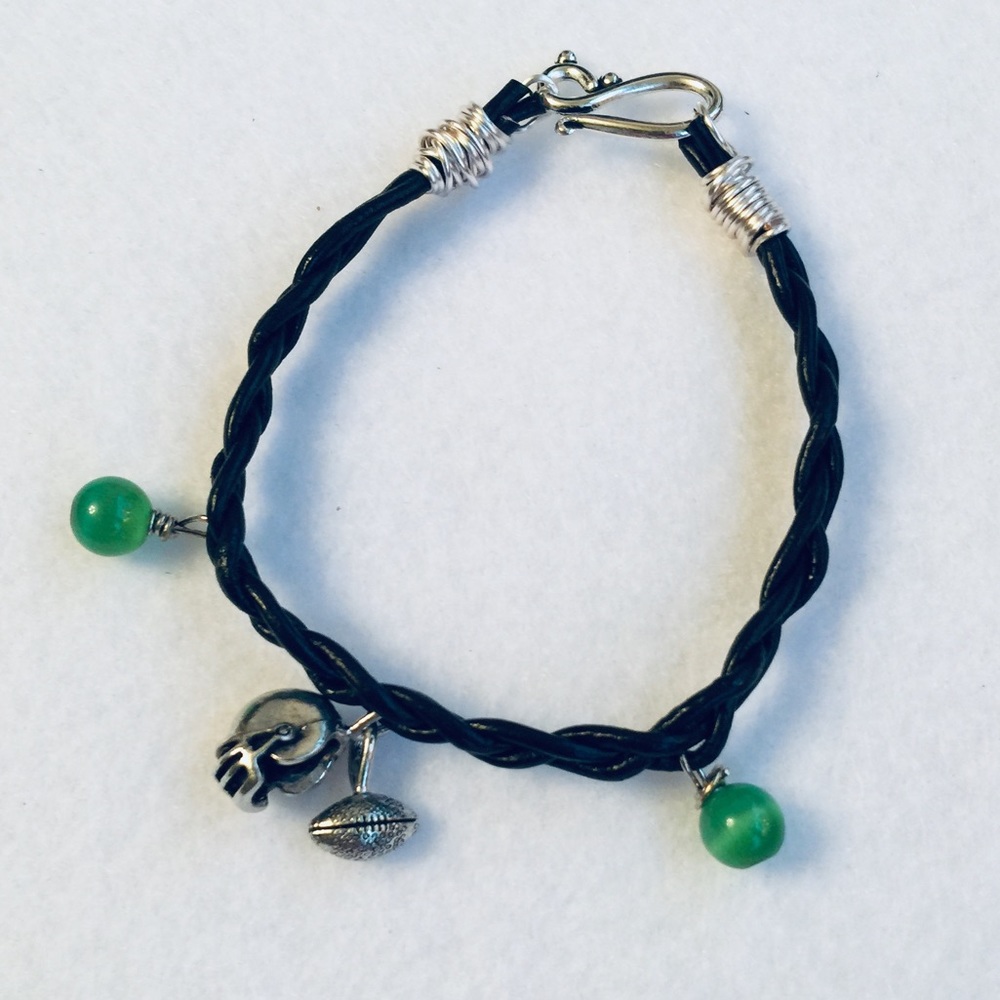 Handcrafted Leather Sport Bracelet